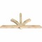 Ekena Millwork Redmond Rough Sawn Timber Gable Bracket, Douglas Fir, 72"W x 36"H x 4"D x 4"F, 12/12 Pitch GBW072X36X0404RED00RDF - alternate 2